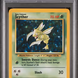 1999 #10 SCYTHER-HOLO PSA 6 Jungle