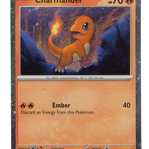 2023 Charmander #47 Scarlet & Violet Black Star Promos