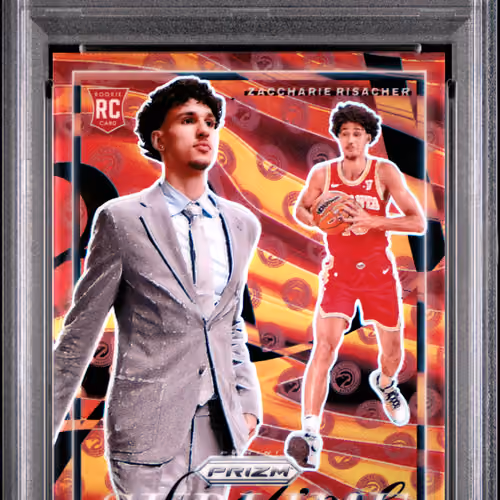 2024 #17 Zaccharie Risacher PSA 10 Base Panini Prizm Sublime Basketball