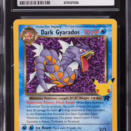 2021 Pokemon Sword & Shield Celebrations Classic Collection Holo Dark Gyarados #8 CGC 8 NM-MT