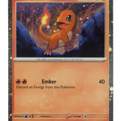 2023 Charmander #47 Scarlet & Violet Black Star Promos