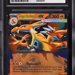 2026 Pokemon Mega Evolution Promo Tin Mega Charizard Y EX #30 CGC 10 GEM MINT