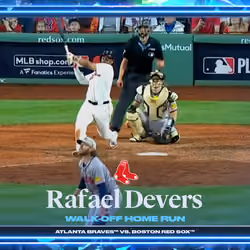 Rafael Devers WalkOff Home Ru 83