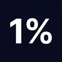 1%