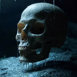 Skull driblet #10
