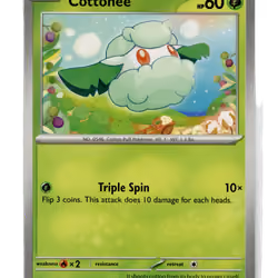2025 Cottonee #7 Prismatic Evolutions