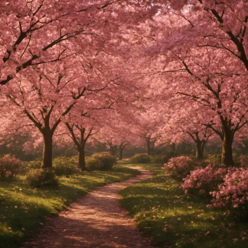 Blossoms in the Golden Light