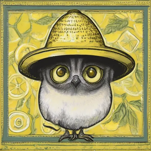 Owl In The Hat