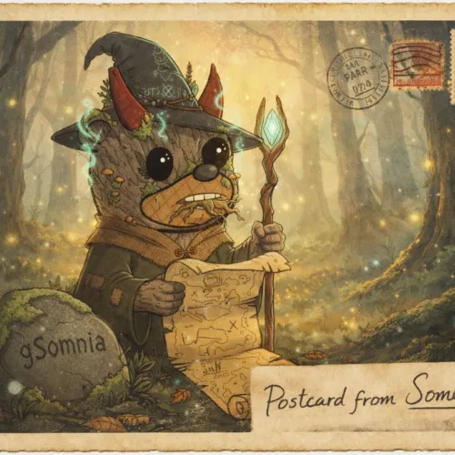 Postcard from Somewhere.