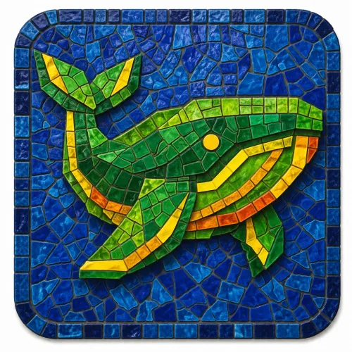 Mosaic whale
