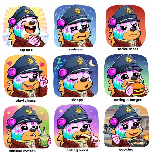 Quill Sticker Set