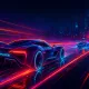 Futuristic neon