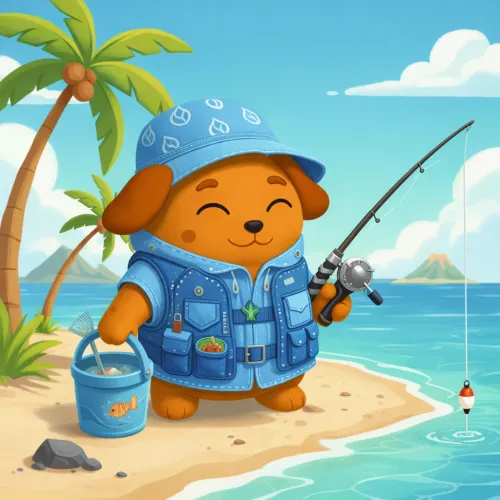 A Peaceful Day by the Sea