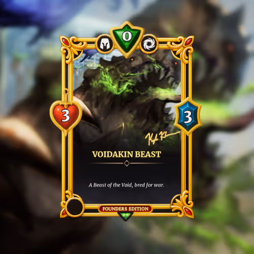 Founders Card: Voidakin Beast