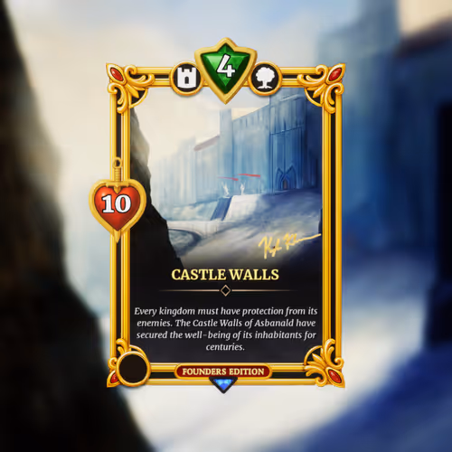 Founders Card: Castle Walls