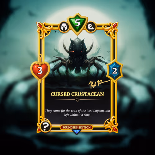 Founders Card: Cursed Crustacean