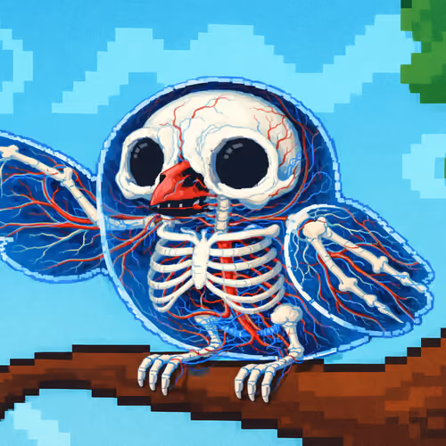 Skeleton Songbird #1