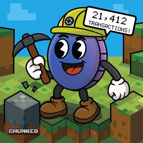 Chunky the Somnia CryptoKaiju • 21,412 Transactions!