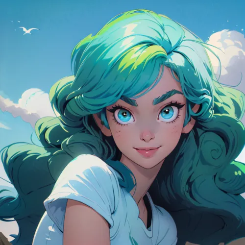 Green Hair #1