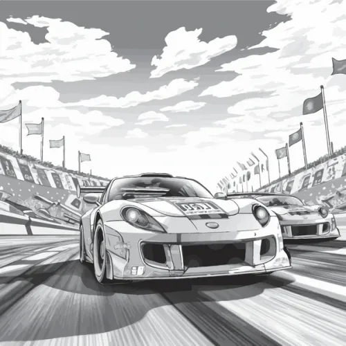 racing car