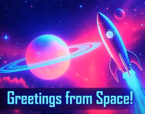 Postcard From Space #1