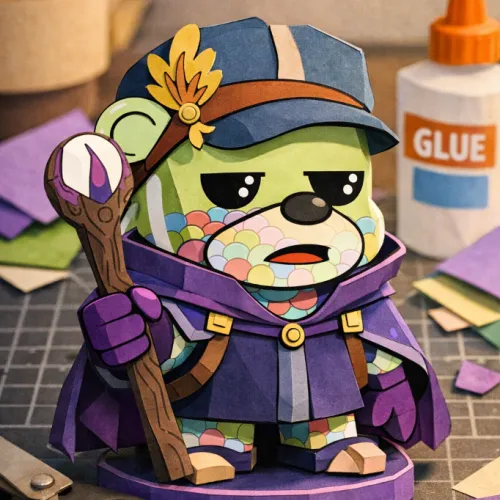 Handcrafted Wizard Bear