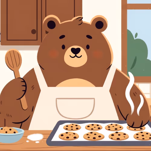 Making cookies