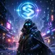 Somniac character in a futuristic city