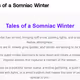 Tales Somniac