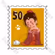 50 sen postcard
