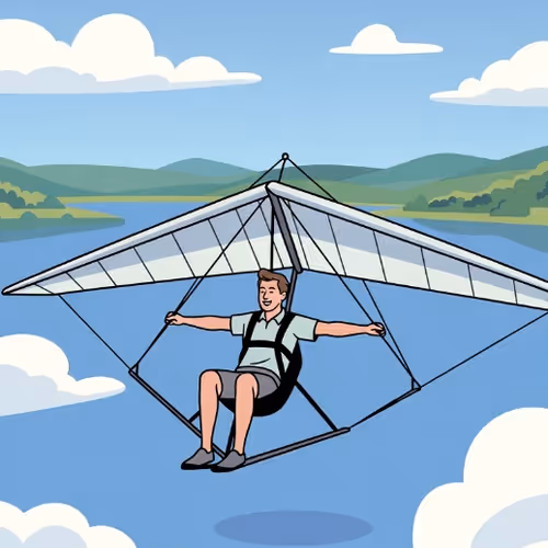 Hang gliding