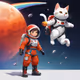 cat space
