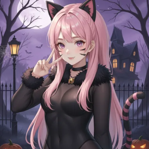 Pinky Halloween