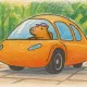 capy on a car
