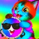 somi n cat pixelated