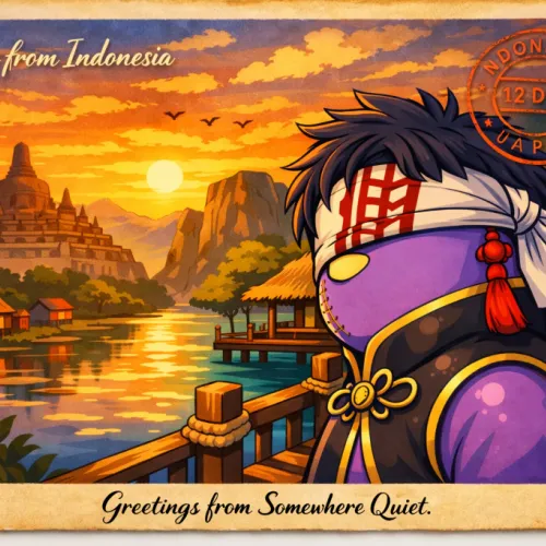 Somnia Postcard : Indonesia