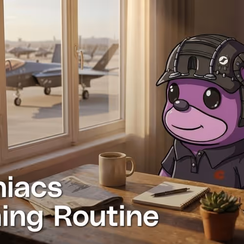 Somniac Morning Routine at Airbase with F35