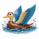 Winged Chocolate Duck
