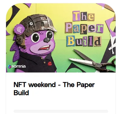 NFT weekend - The Paper Build