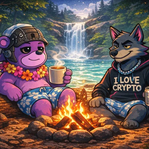 Somnia Friends postcard-style