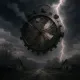 Storm on clock