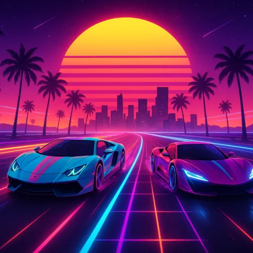Synthwave Speedway: Retro Nights