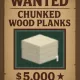 Chunked Wood Planks