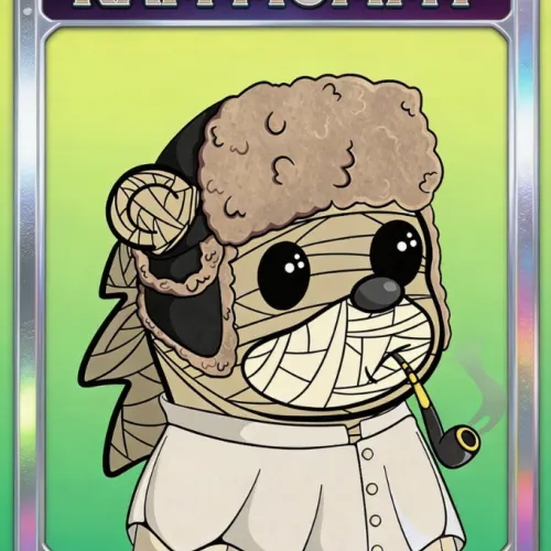 quills holographic card