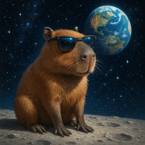 Capybara Moon