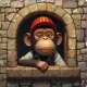 Ape in a castle