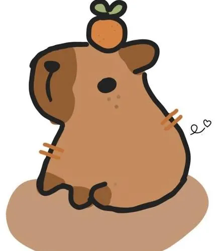 Cute capybara