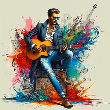 guitar-strumming dreamer