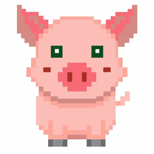 Pixelated Pig