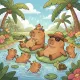 Capybaras